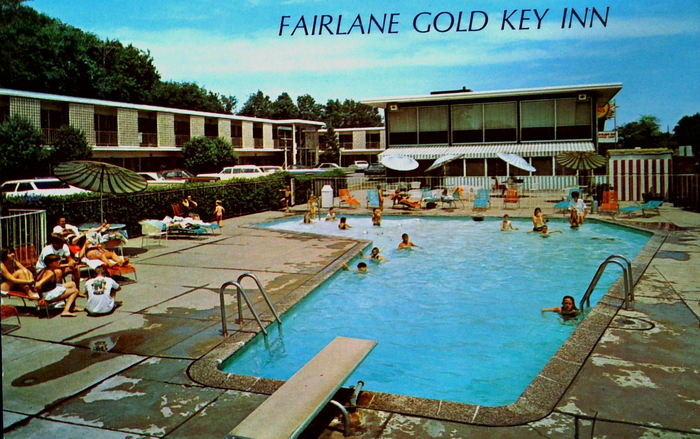 Fairlane Inn - OLD POSTCARD (newer photo)